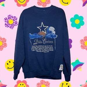 Vintage 90’s Unisex Nutmeg Dallas Cowboys Football Graphic Crewneck XL